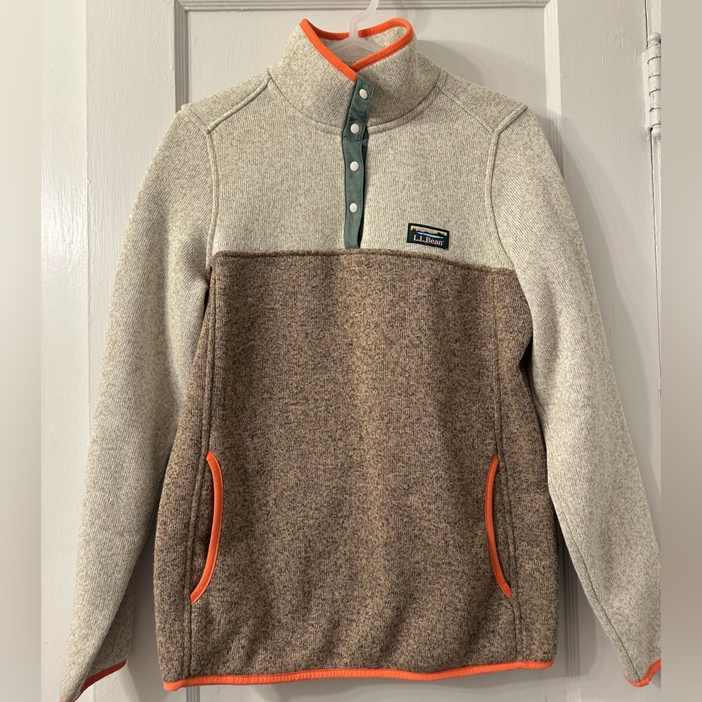 L.L. Bean Women’s Colorblock Sweater Fleece